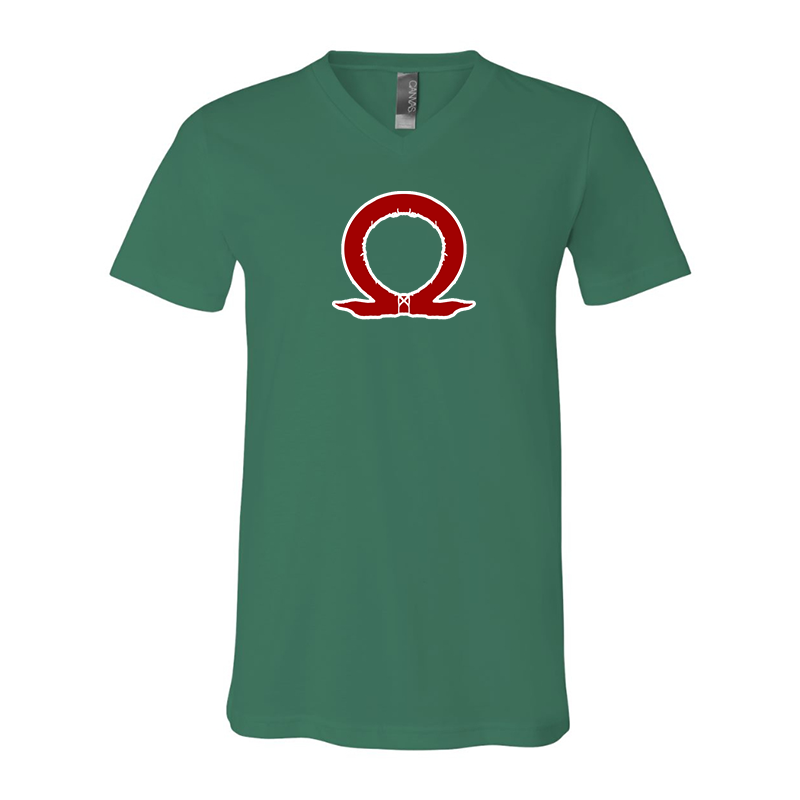 God Of War BELLA CANVAS Jersey V-Neck Tee