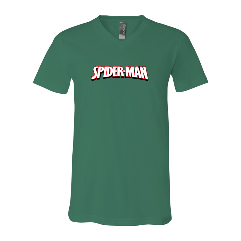 Spider Man BELLA CANVAS Jersey V-Neck Tee