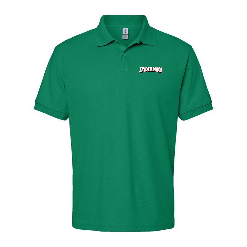 Men's Spider Man Gildan Dry Blend Jersey Polo