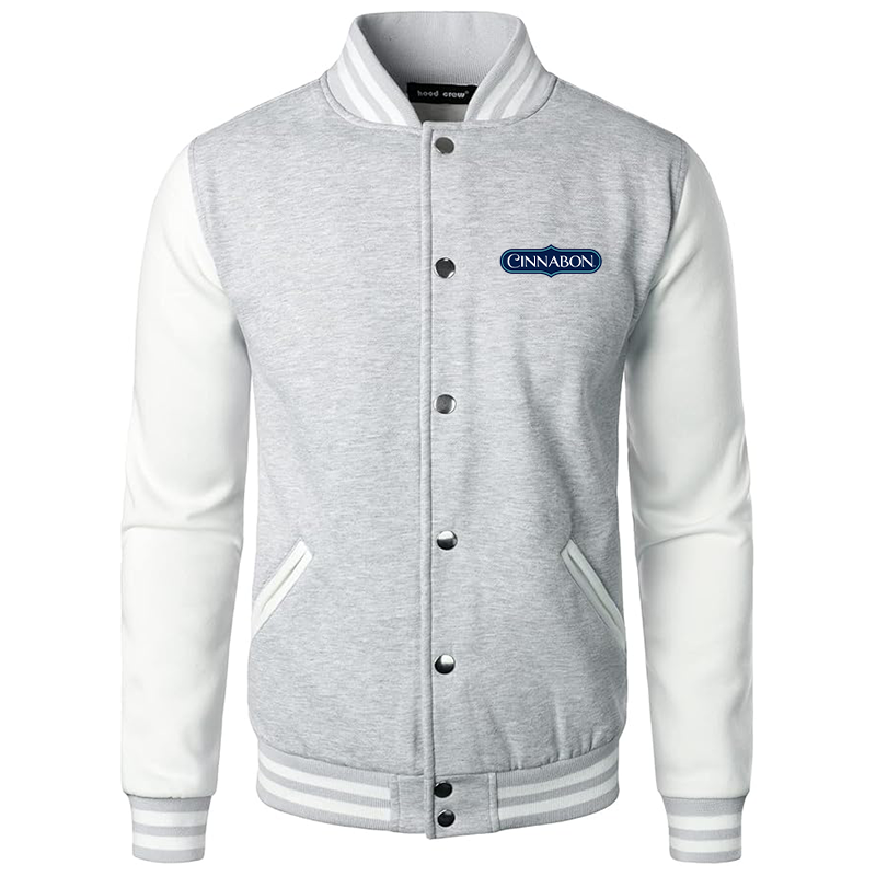 Men’s Cinnabon Varsity Baseball Jacket Cotton Blend Letterman Jackets