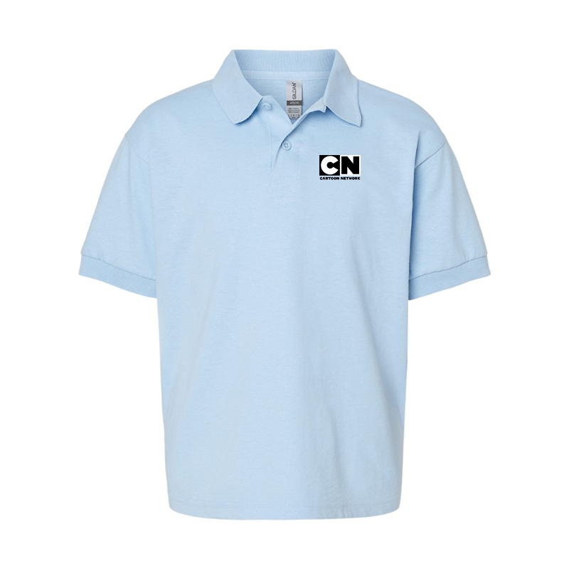 Youth's Cartoon Network Gildan Dry Blend Jersey Polo