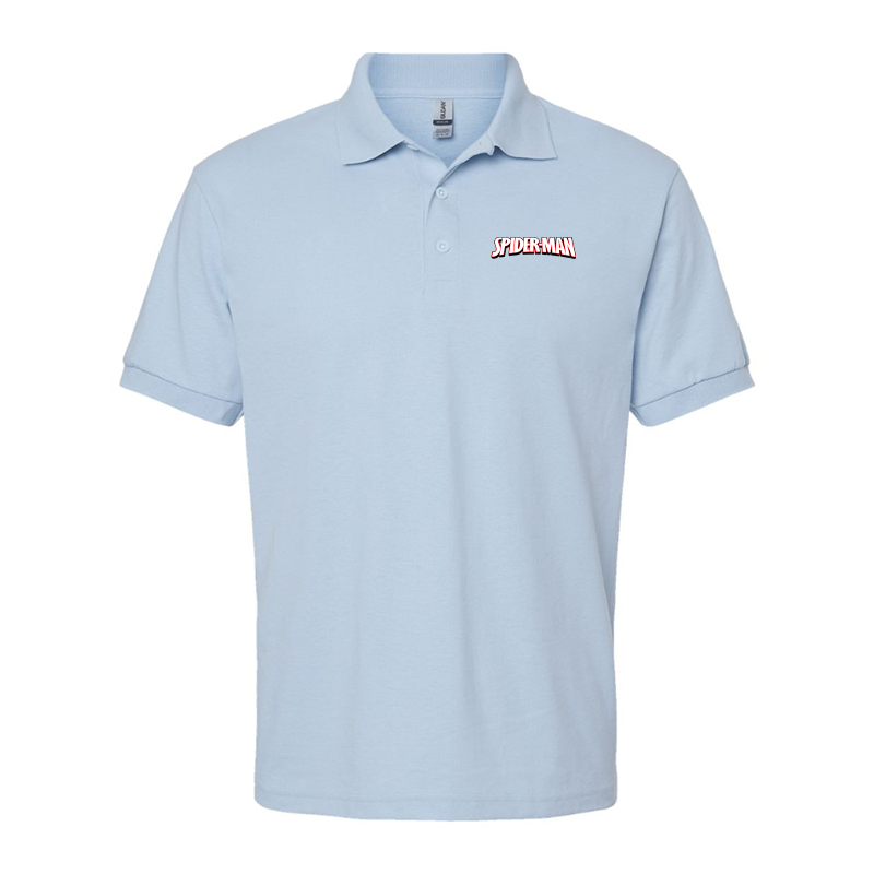 Men's Spider Man Gildan Dry Blend Jersey Polo