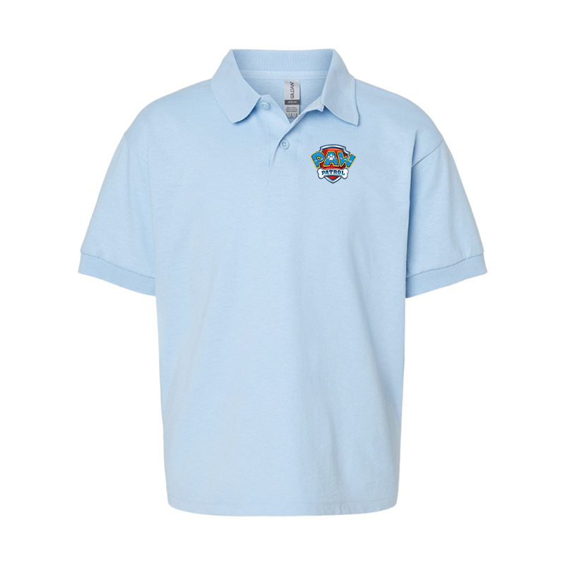 Youth's Paw Patrol Gildan Dry Blend Jersey Polo