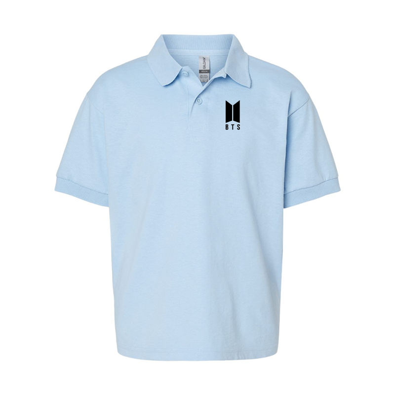 Youth's BTS Gildan Dry Blend Jersey Polo
