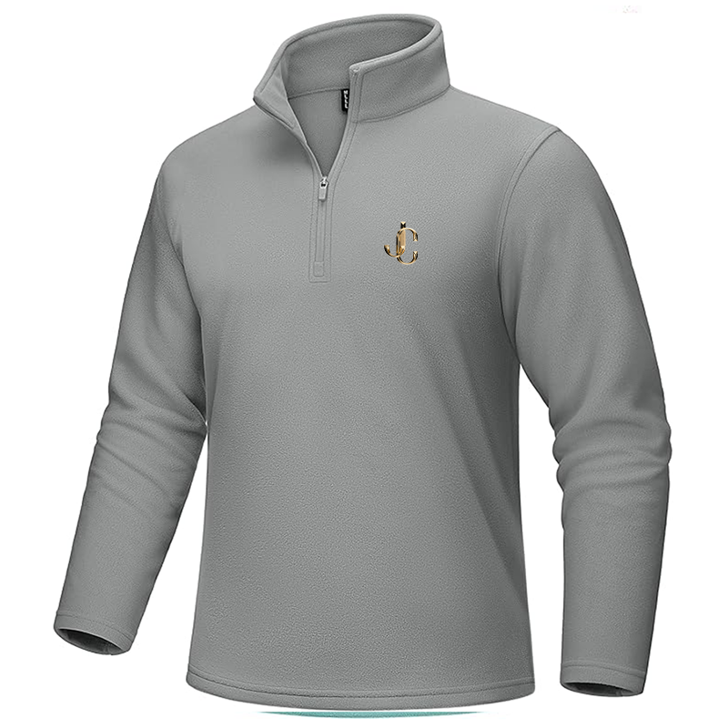 Men's Jimmy Choo MAGCOMSEN Quarter-Zip Pullover Polar Fleece Sweatshirt Stand Collar Long Sleeve Shirt for Men Thermal Winter Fall