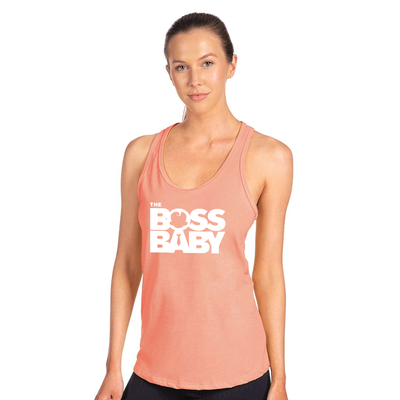 Women's Boss Baby Next Level Ideal Racerback Tank