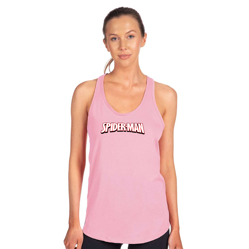 Women's Spider Man Next Level Ideal Racerback Tank