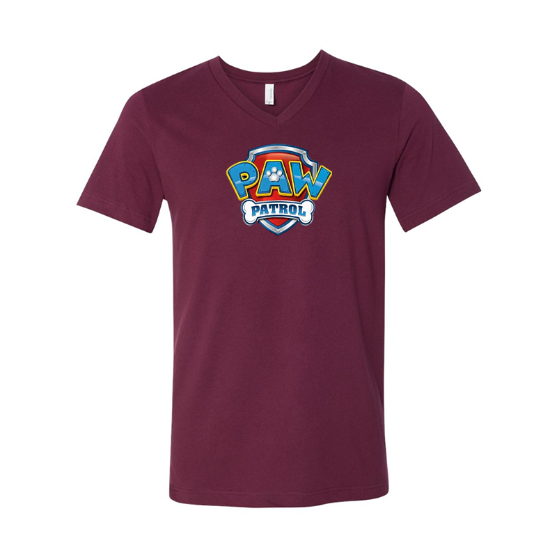 Paw Patrol BELLA CANVAS Jersey V-Neck Tee