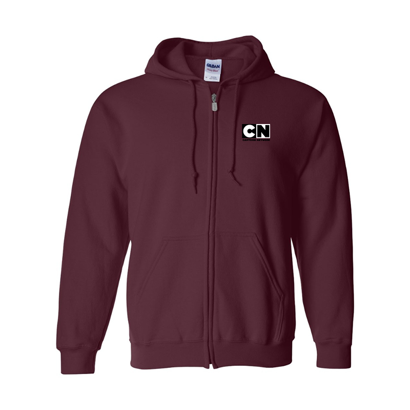 Men's Cartoon Network Gildan Heavy Blend Full-Zip Hooded Sweatshirt
