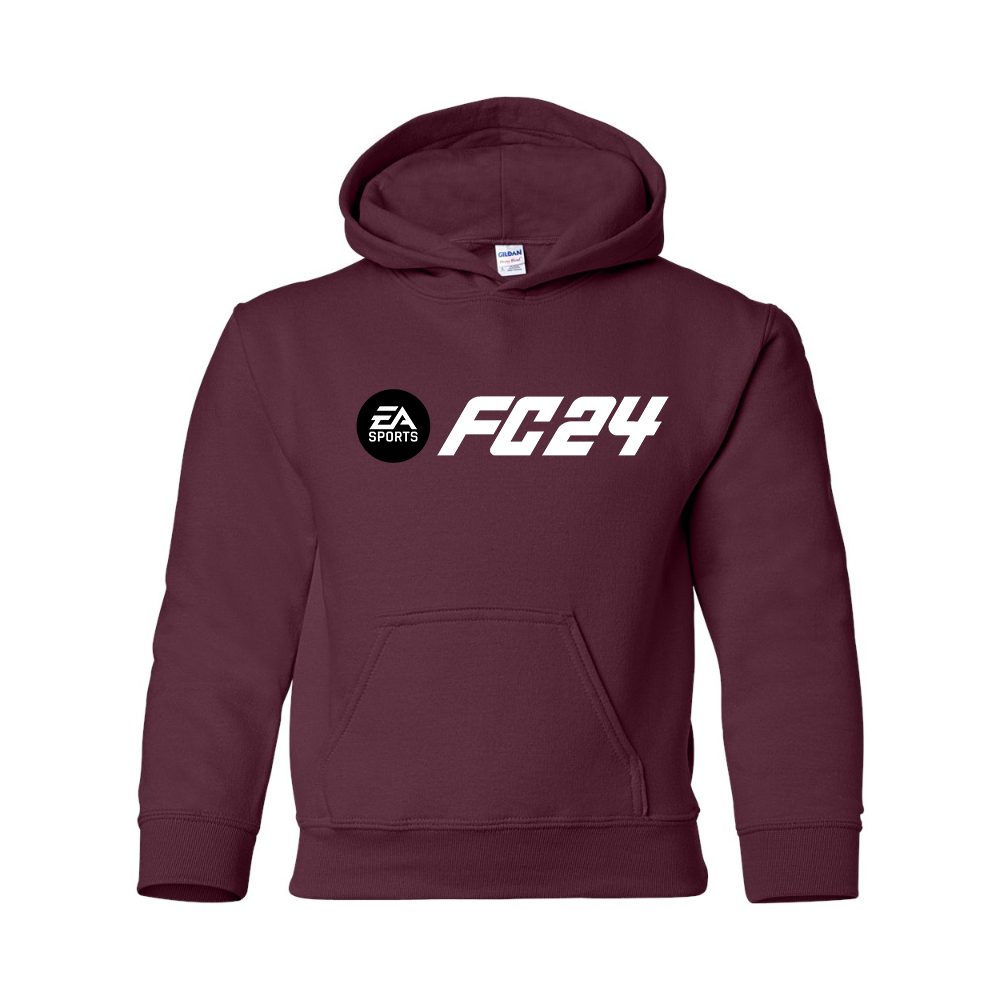 Youth's EA Sports FC 24 Gildan Heavy Blend Hooded Sweatshirt