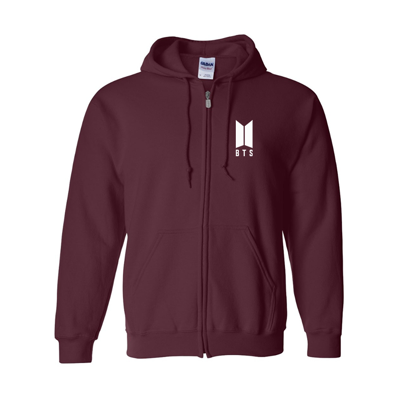 Men's BTS Gildan Heavy Blend Full-Zip Hooded Sweatshirt