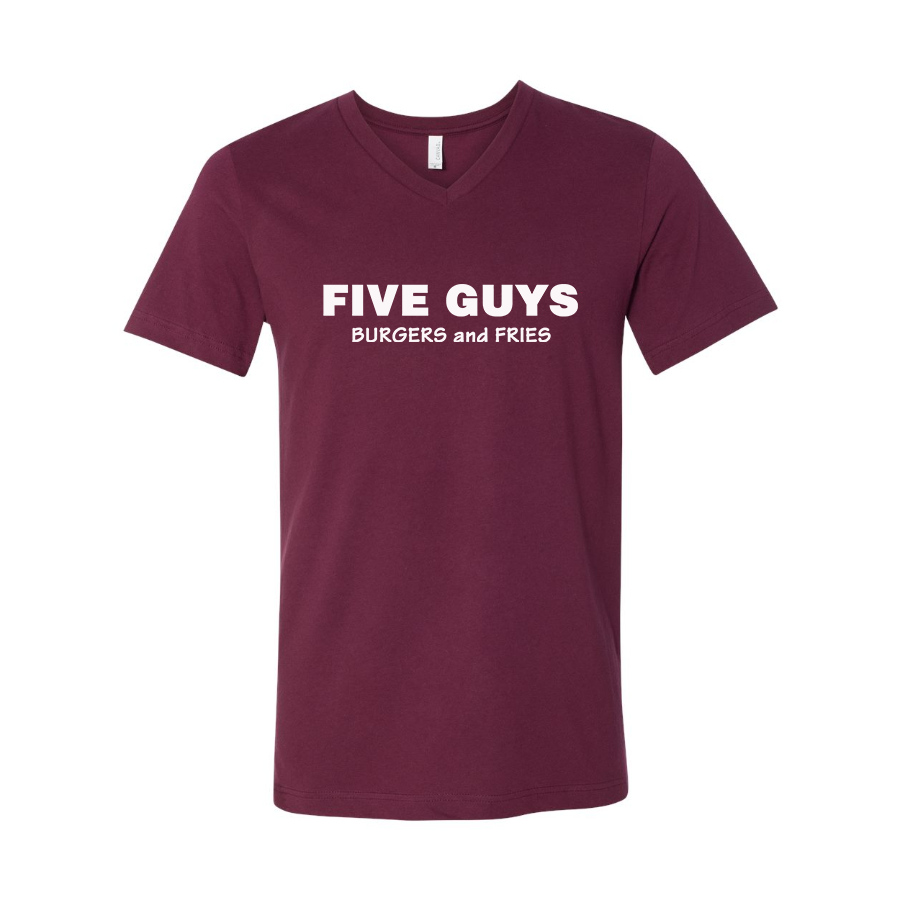 Men's Five Guys BELLA CANVAS Jersey V-Neck Tee