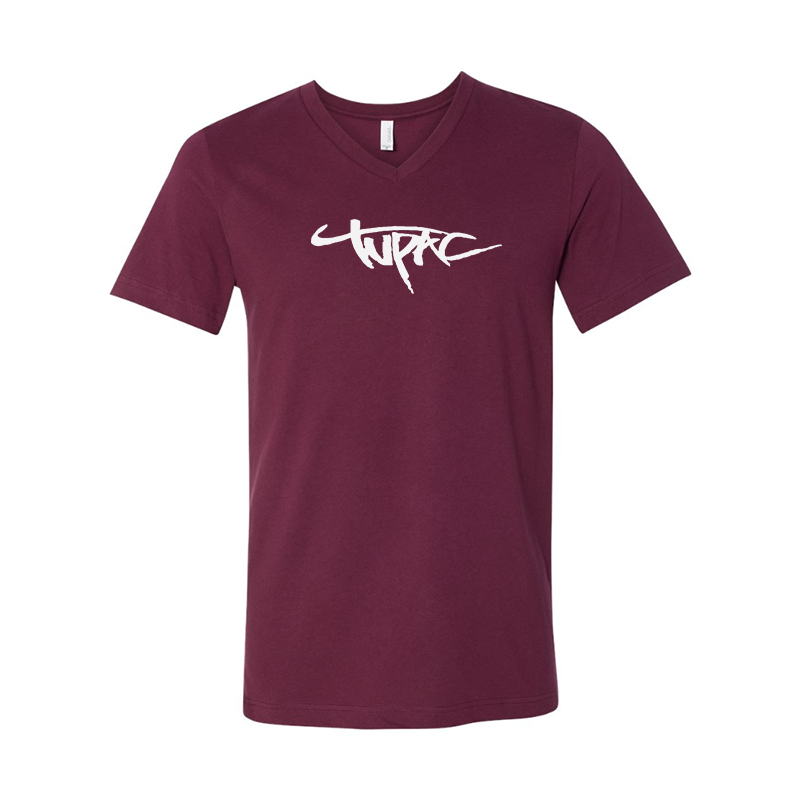 Tupac BELLA CANVAS Jersey V-Neck Tee