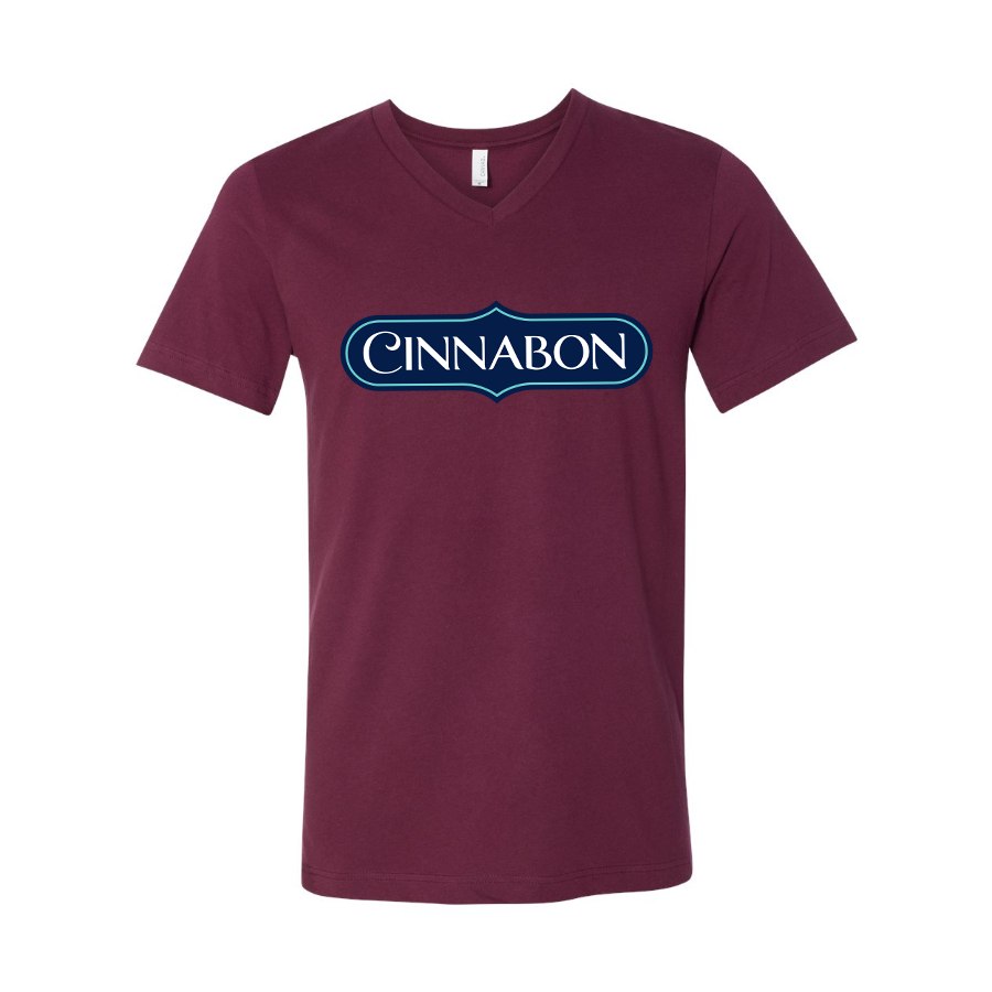 Men's Cinnabon BELLA CANVAS Jersey V-Neck Tee