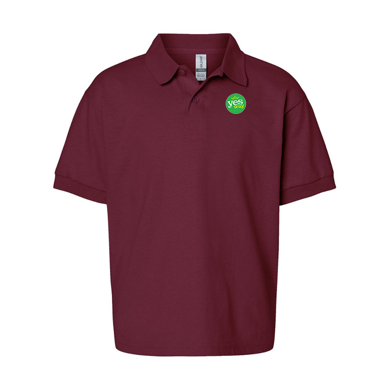 Youth's Yes Way Gildan Dry Blend Jersey Polo