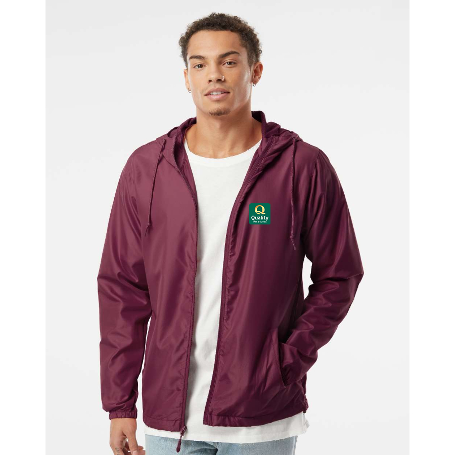 Men's Quality Inn & Suites Independent Trading Co Lightweight Windbreaker Full-Zip Jacket
