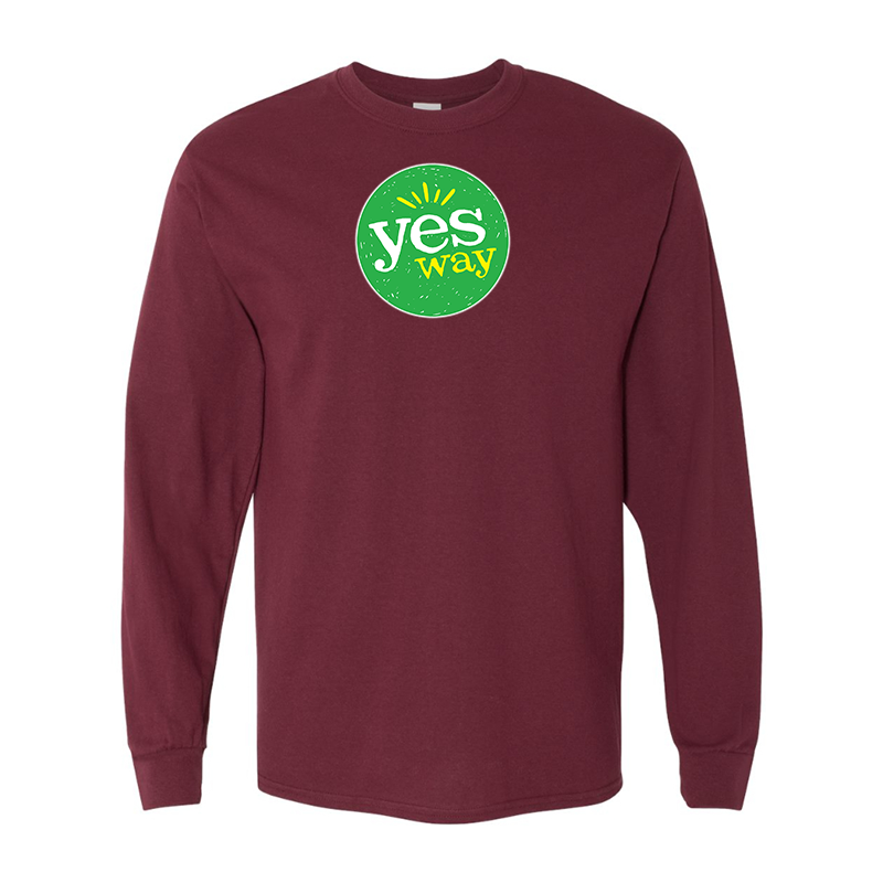 Men's Yes Way Gildan Heavy Cotton Long Sleeve T-Shirt