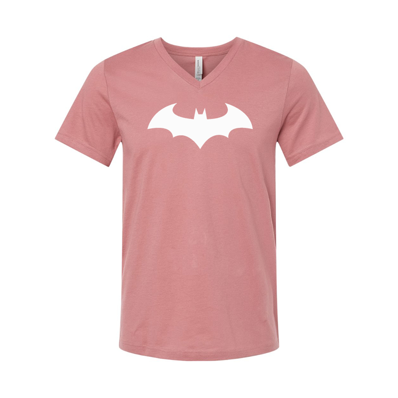 Batman BELLA CANVAS Jersey V-Neck Tee