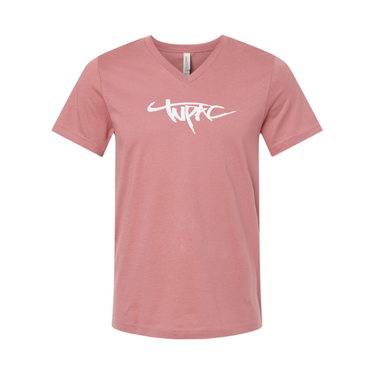 Tupac BELLA  CANVAS  Jersey V-Neck Tee