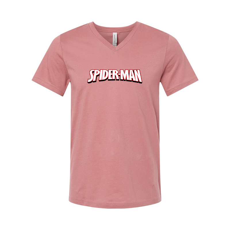 Spider Man BELLA CANVAS Jersey V-Neck Tee