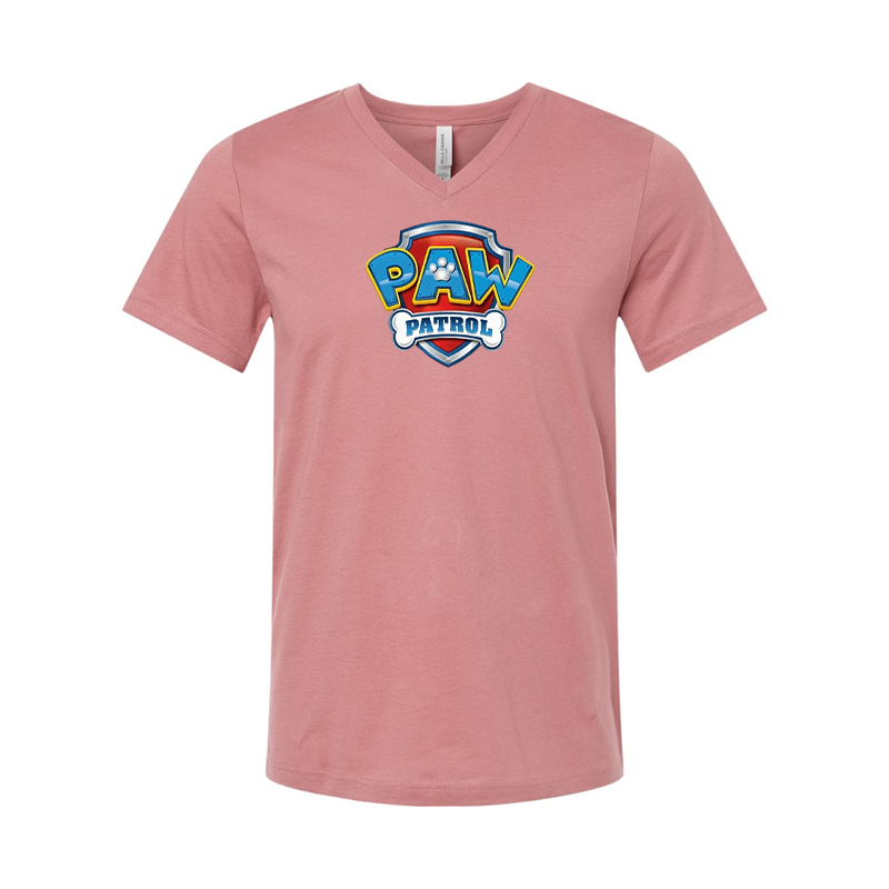 Paw Patrol BELLA CANVAS Jersey V-Neck Tee
