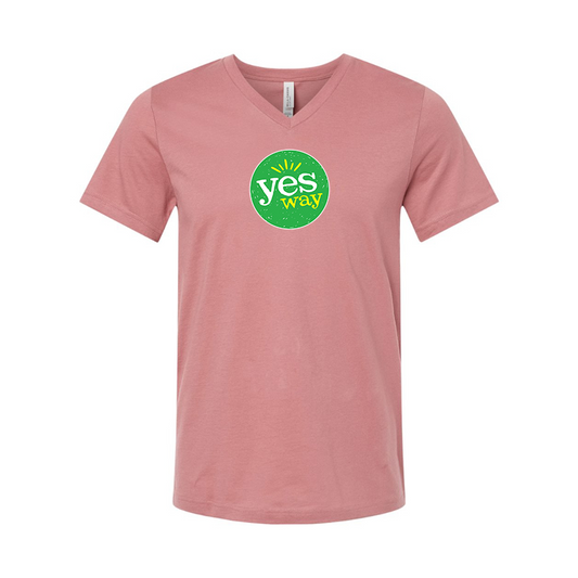 Yes Way BELLA  CANVAS  Jersey V-Neck Tee