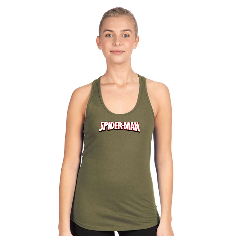 Women's Spider Man Next Level Ideal Racerback Tank