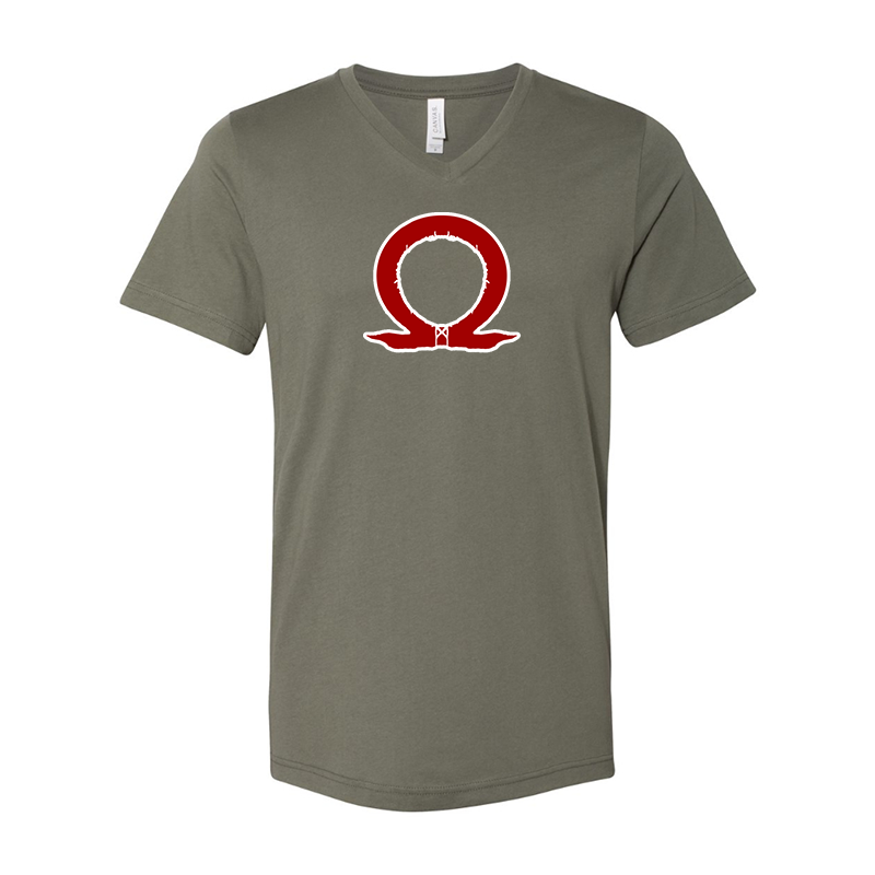God Of War BELLA CANVAS Jersey V-Neck Tee