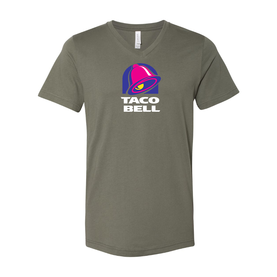 Men's Taco Bell BELLA CANVAS Jersey V-Neck Tee