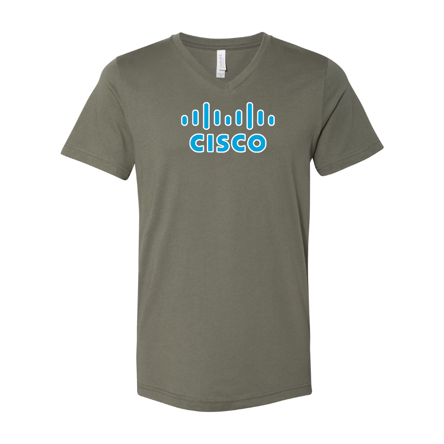 Cisco BELLA CANVAS Jersey V-Neck Tee