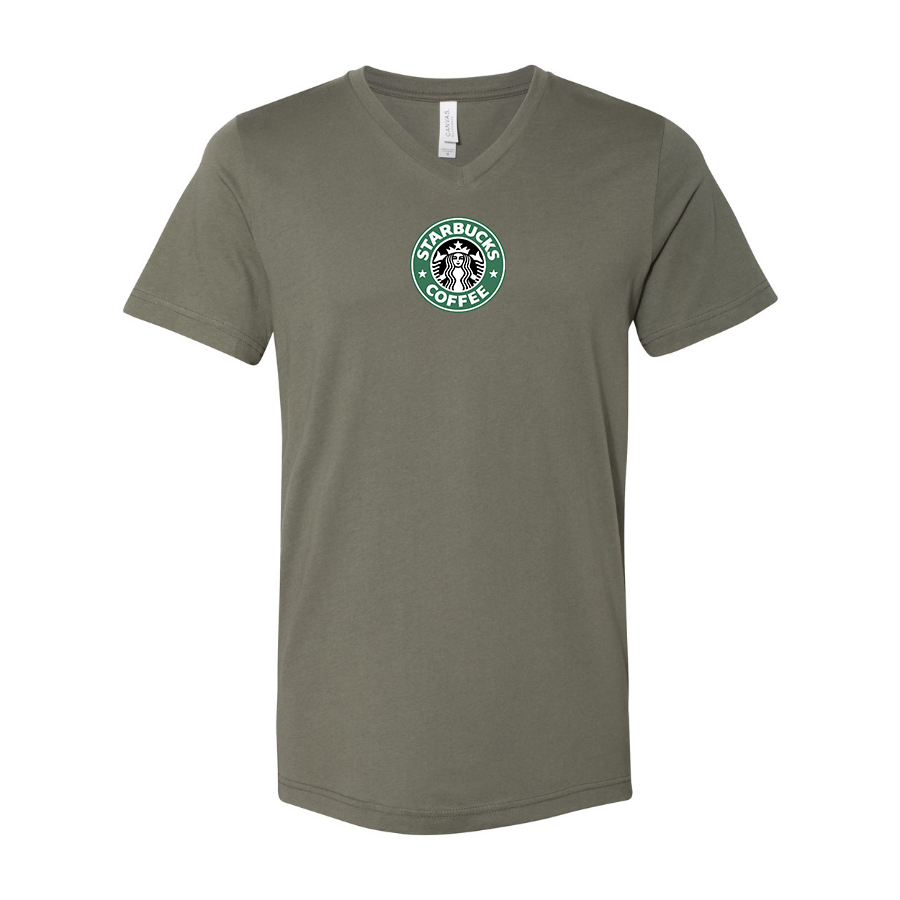 Starbucks Coffee BELLA CANVAS Jersey V-Neck Tee