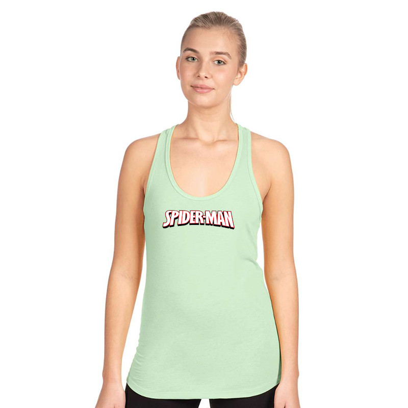 Women's Spider Man Next Level Ideal Racerback Tank