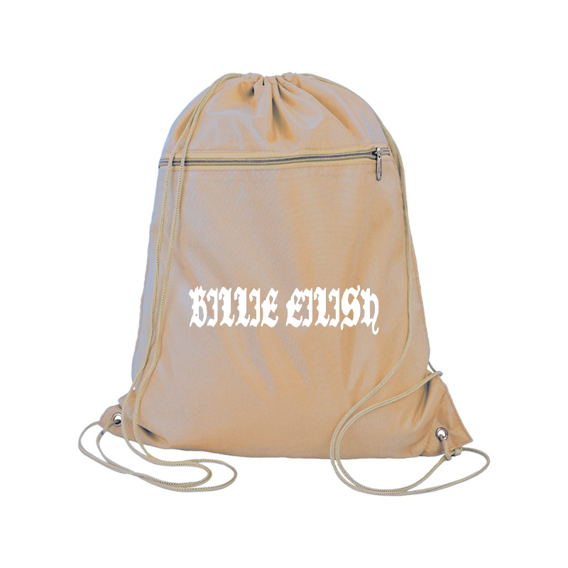 Billie Eilish Q-Tees Polyester Cinchpack