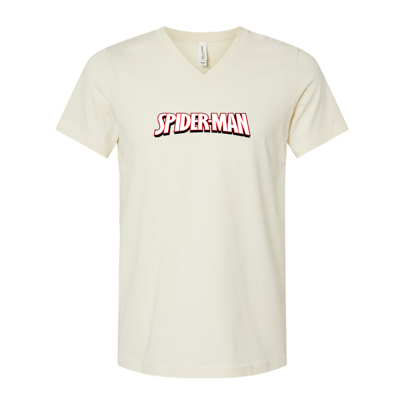 Spider Man BELLA CANVAS Jersey V-Neck Tee