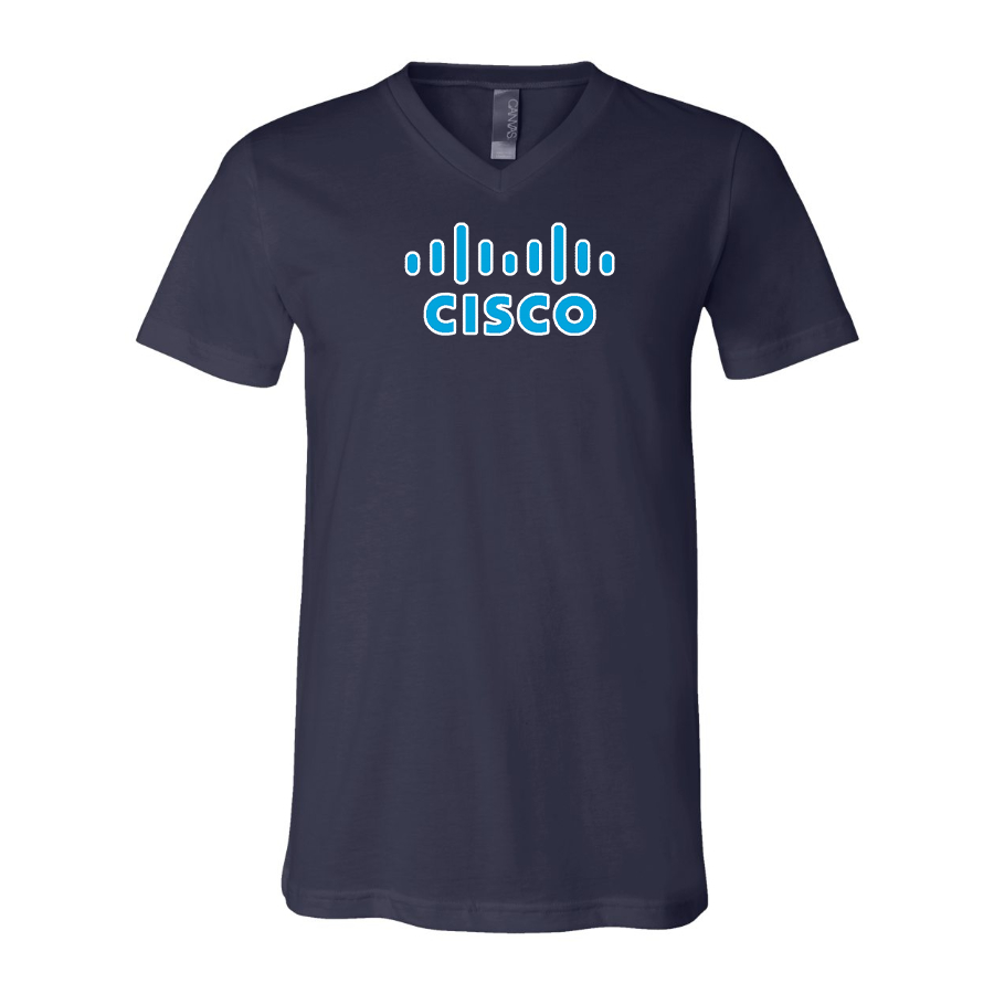 Cisco BELLA CANVAS Jersey V-Neck Tee