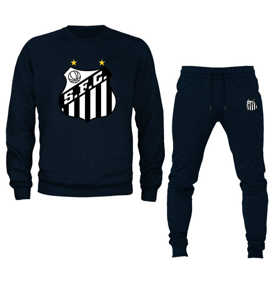Men's Santos FC Crewneck Sweatshirt Joggers Suit