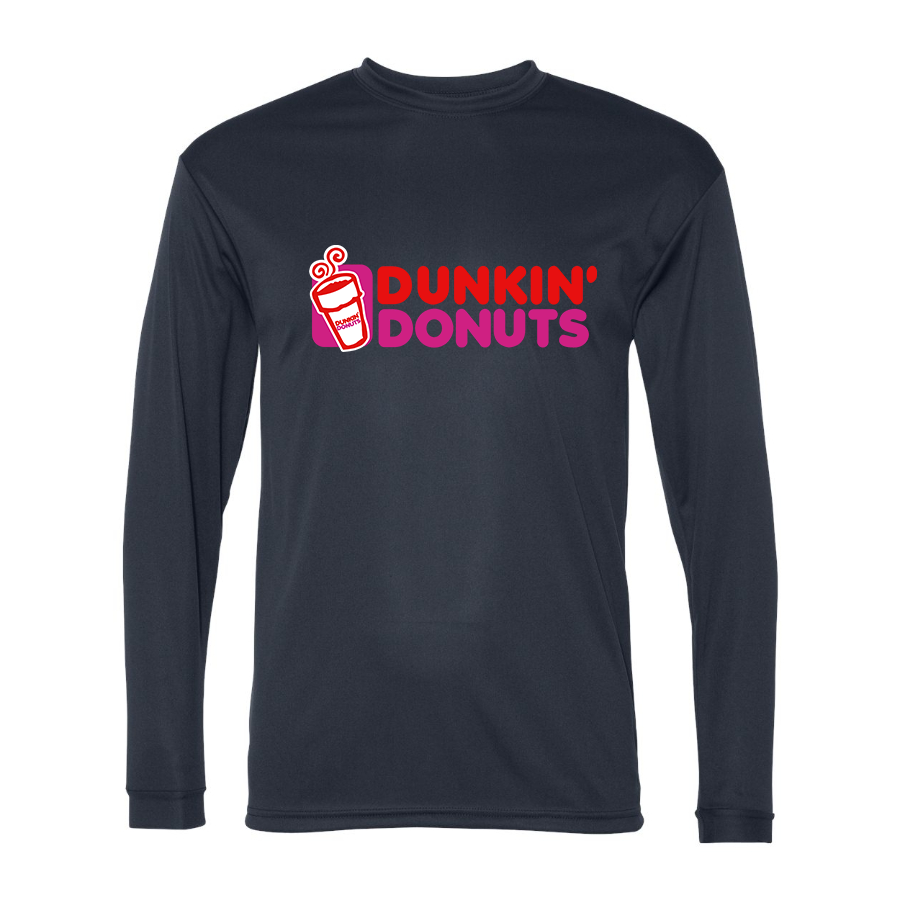 Men's Dunkin Donuts Polyester Long Sleeve T-Shirt