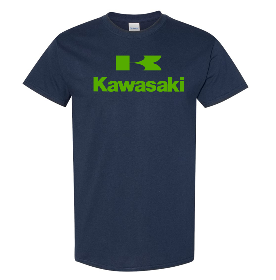 Men's Kawasaki Bike Motorcycle Cotton T-Shirt