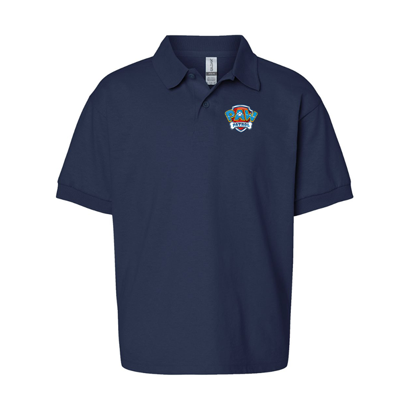 Youth's Paw Patrol Gildan Dry Blend Jersey Polo