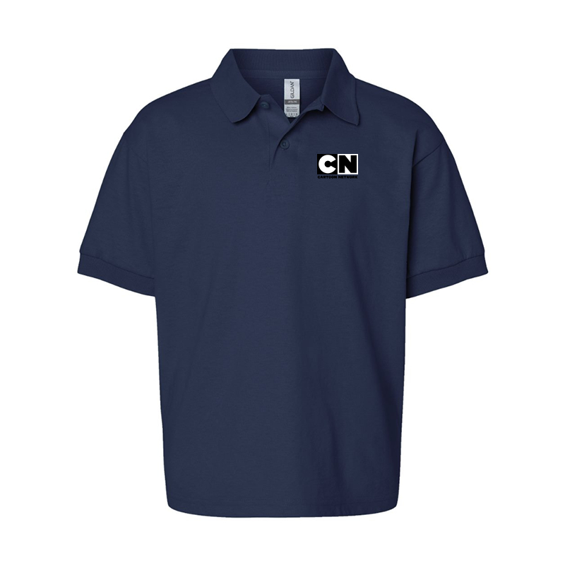 Youth's Cartoon Network Gildan Dry Blend Jersey Polo