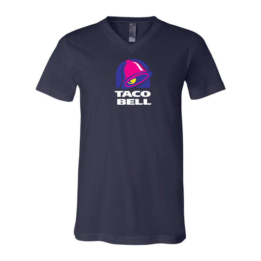 Men's Taco Bell BELLA CANVAS Jersey V-Neck Tee
