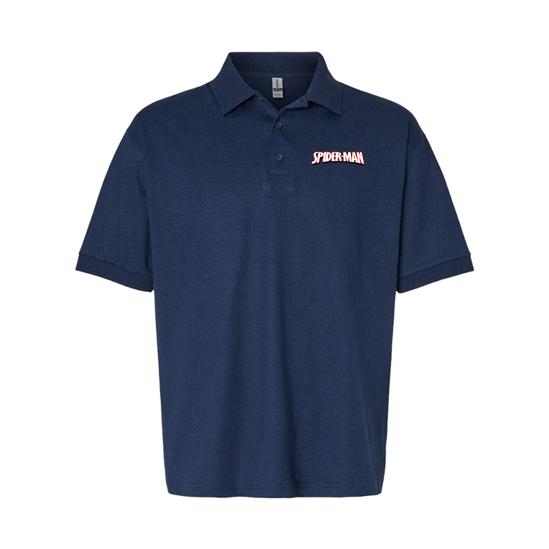 Men's Spider Man Gildan Dry Blend Jersey Polo
