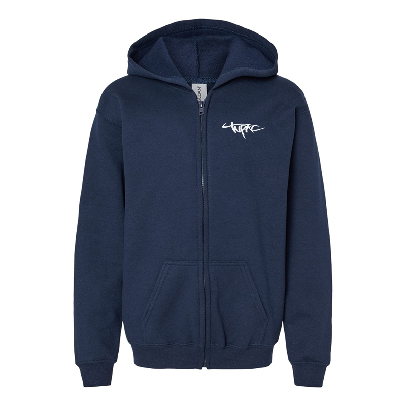 Youth's Tupac Gildan Heavy Blend Full-Zip Hooded Sweatshirt