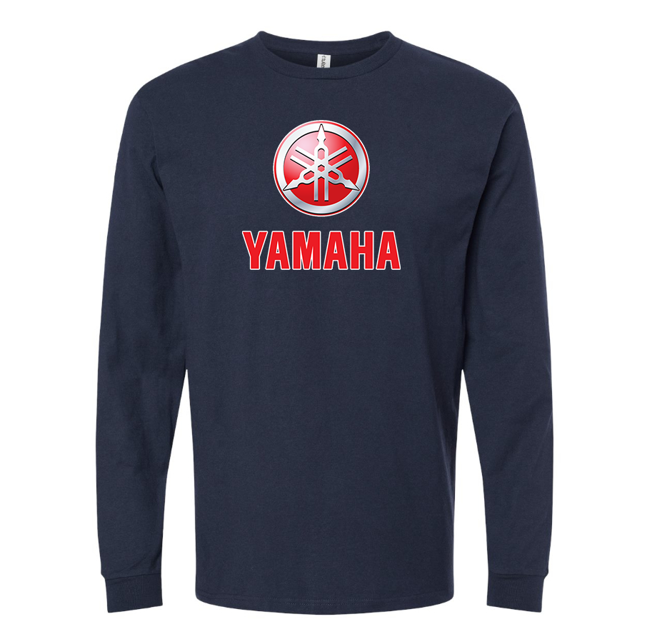 Men's Yamaha Bike Motorcycle Long sleeves T-Shirt