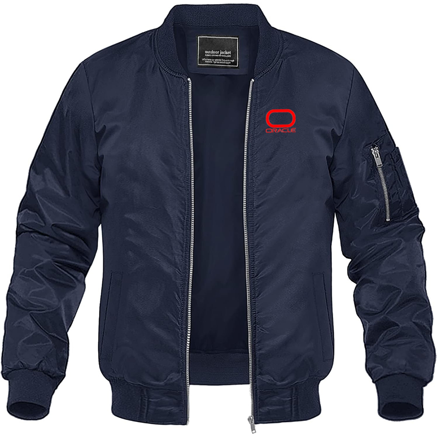 Men's Oracle Lightweight Bomber Jacket Windbreaker Softshell Varsity Jacket