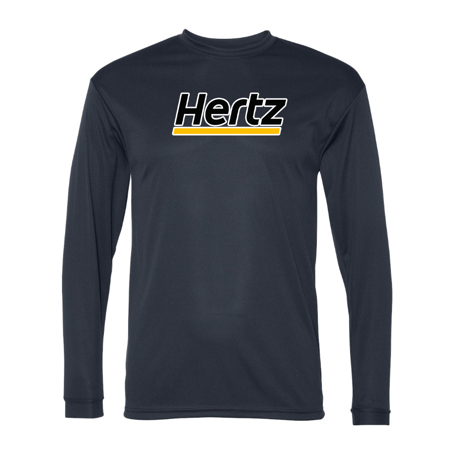 Men's Hertz Polyester Long Sleeve T-Shirt