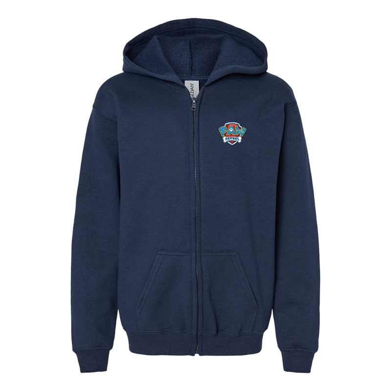 Youth's Paw Patrol Gildan Heavy Blend Full-Zip Hooded Sweatshirt