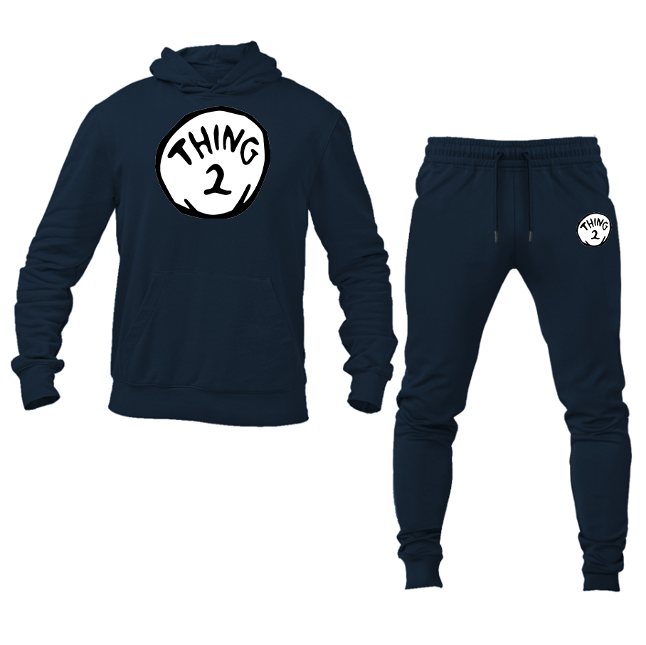 Men's Dr. Suess Thing 2 Hoodie and Joggers Set