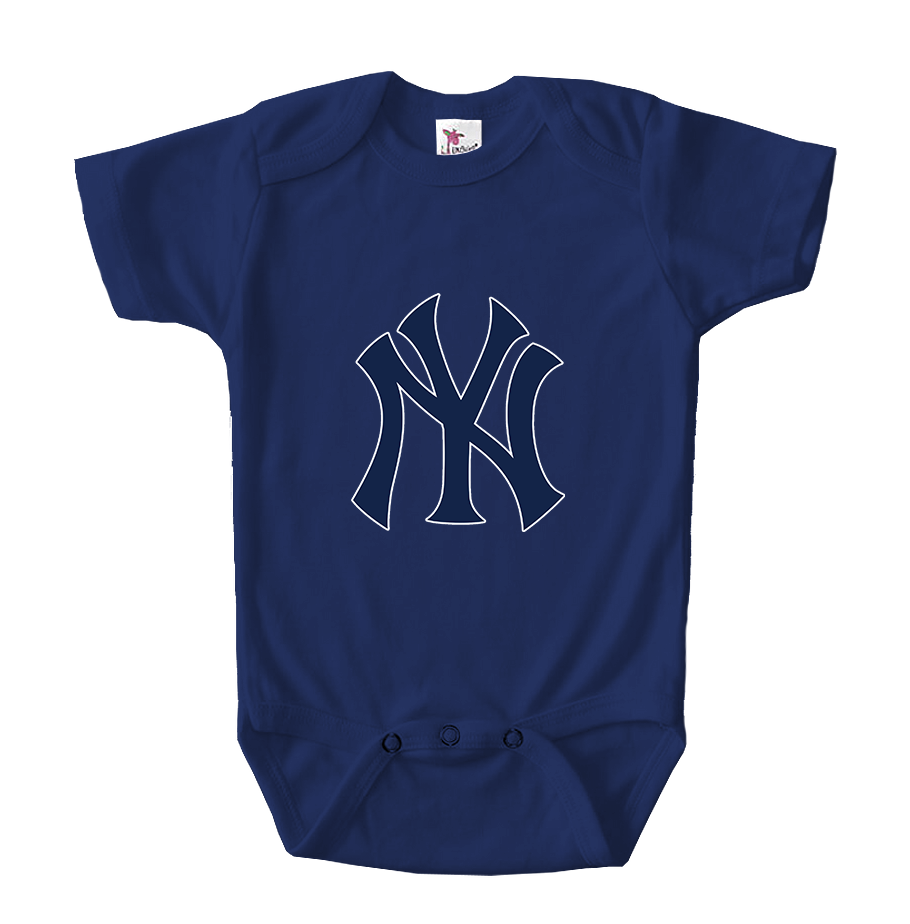 New York NY Yankees Baseball Baby Romper Onesie