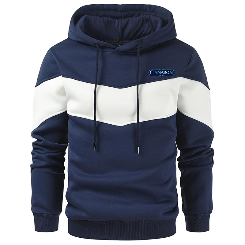Men's New York NY Yankees Gesean Novelty Color Block Pullover Fleece Hoodie Long Sleeve Casual Sweatshirt with Pocket